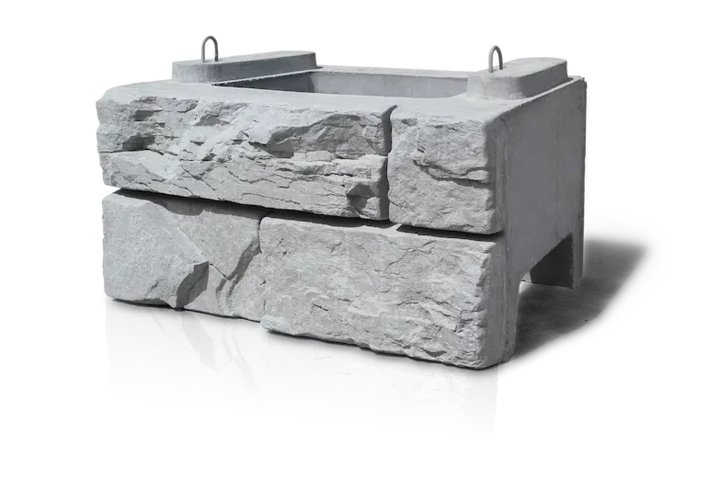 3D render of a Verti-Block standard unit
